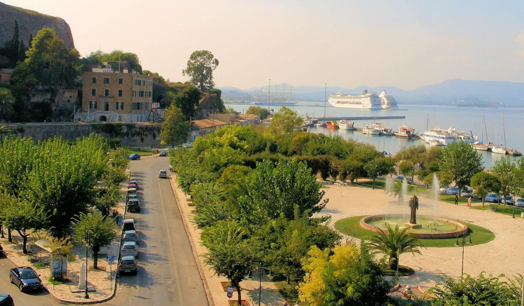 Konstantinoupolis Otel Corfu  Dış mekan fotoğraf